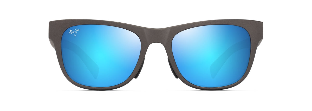 Maui Jim Kapeau sunglasses in Matte Metallic Grey, front view