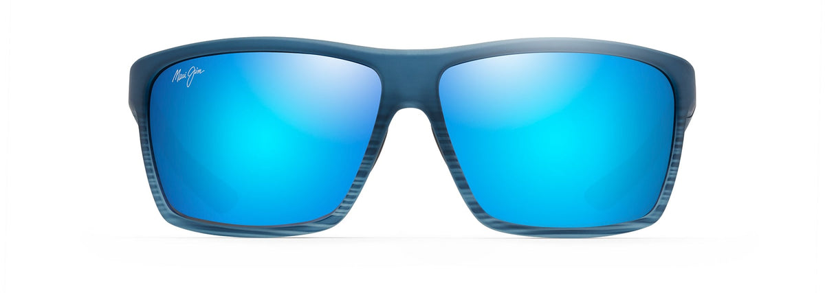 Maui Jim Alenuihaha sunglasses in Blue Black Stripe, front view