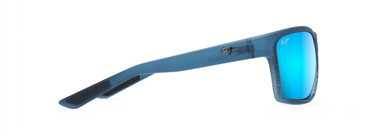 Maui Jim Alenuihaha sunglasses in Blue Black Stripe, side view
