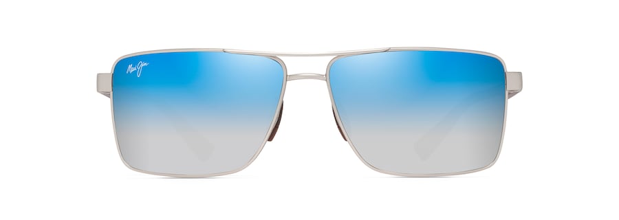 Maui Jim Piha Sunglasses in SILVER - Front View