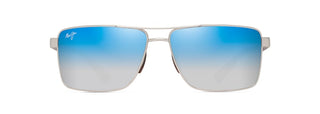 Maui Jim Piha Sunglasses in SILVER - Front View