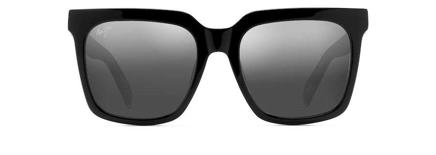 Maui Jim Rooftops Sunglasses in BLACK - Front View