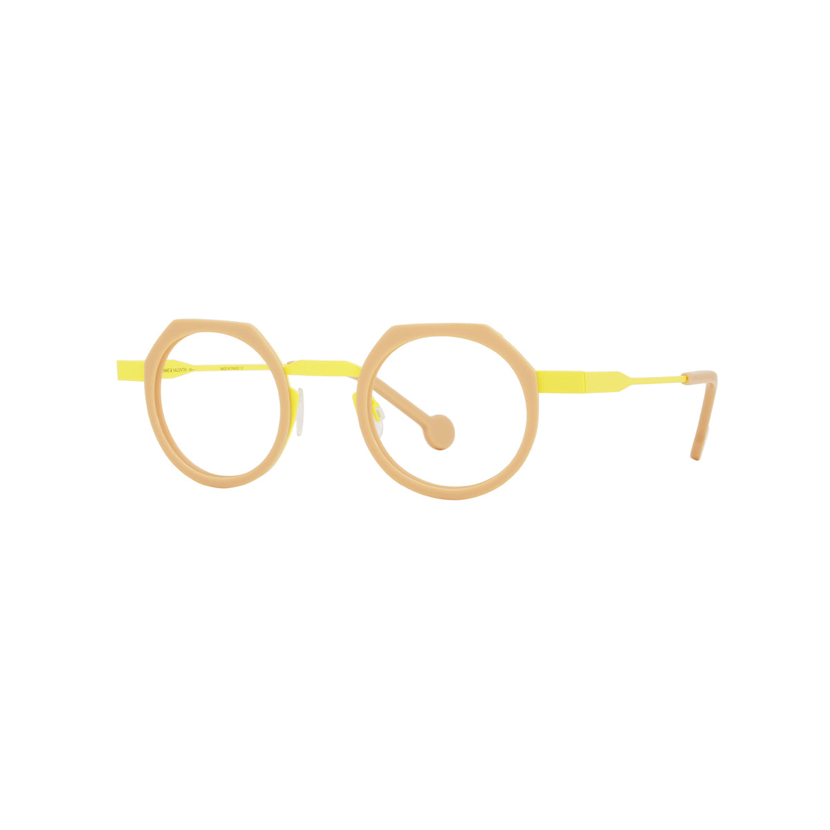 Anne Et Valentin FREHEL Eyeglasses Caramel with Citrine Bridge (26B07) Side