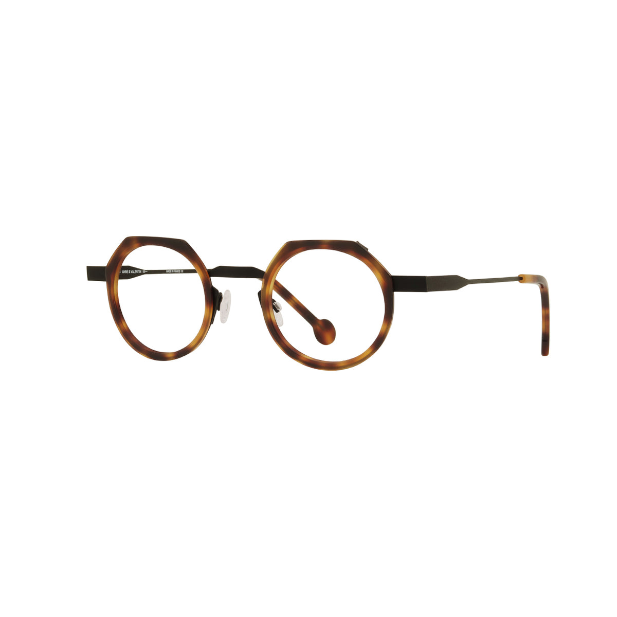 Anne Et Valentin FREHEL Eyeglasses Tortoise with Black Bridge (U104) Side