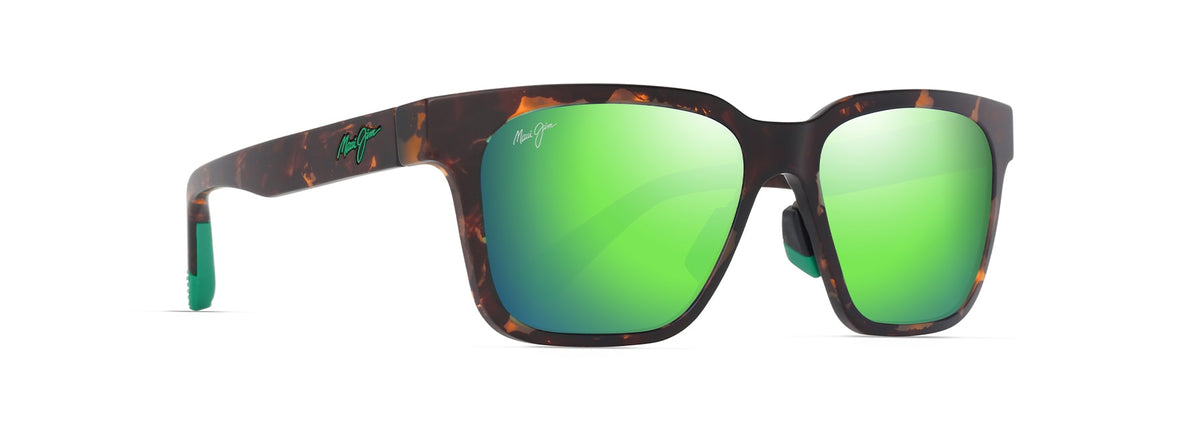 Maui Jim Punikai sunglasses in Matte Dark Havana, angled view
