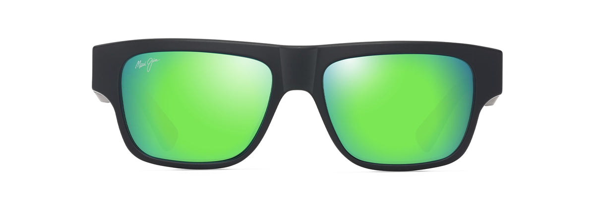 Maui Jim Kōkua sunglasses in Matte Black with Gradient, front view