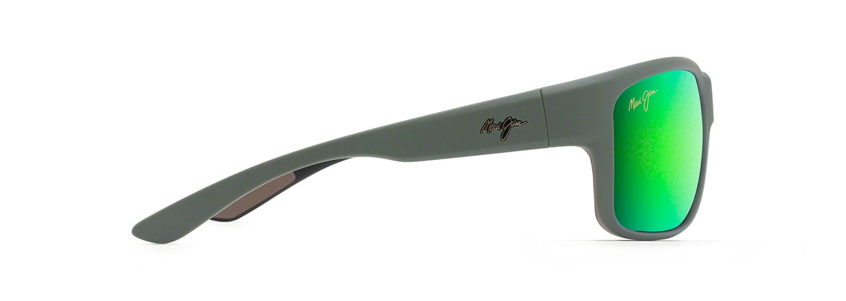 Maui Jim Southern Cross sunglasses in Matte Khaki, side view