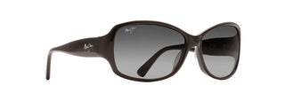 Maui Jim Nalani sunglasses in Gloss Black, angled view