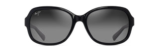 Maui Jim Hiluhilu sunglasses in Shiny Black, front view