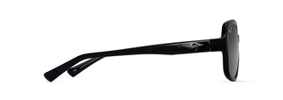 Maui Jim Hiluhilu sunglasses in Shiny Black, side view