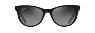 Maui Jim Lonomea sunglasses in Shiny Black, front view