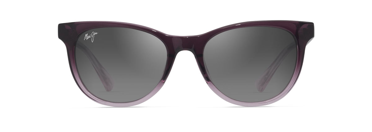 Maui Jim Lonomea sunglasses in Shiny Trans Dark Violet to Lilac, front view