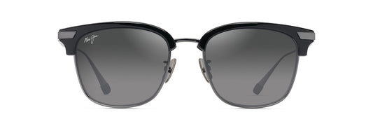 Maui Jim Kalaunu AF Sunglasses in BLACK - Front View