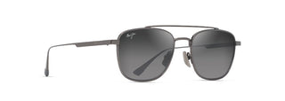 Maui Jim Kahana Sunglasses in SILVER - Angled View