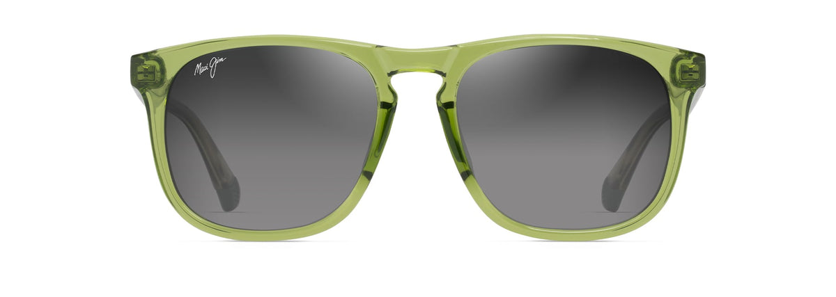 Maui Jim Kupa'a sunglasses in Shiny Grass Green, front view