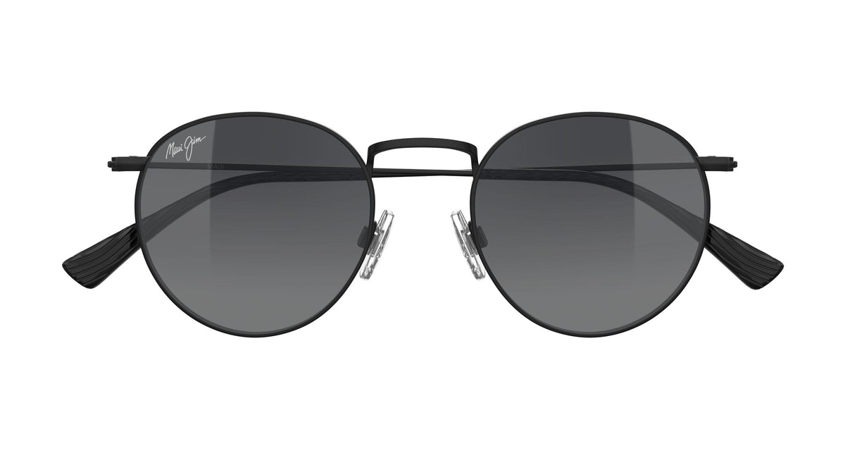 Maui Jim Pūkaua sunglasses in Matte Black Varnish, front view
