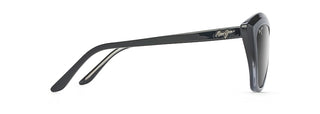 Maui Jim Lotus Sunglasses in BLACK - Side View