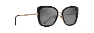 Maui Jim Violet Lake Sunglasses in BLACK - Angled View