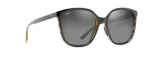 Maui Jim Good Fun Sunglasses in BLACK - Angled View