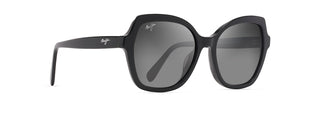 Maui Jim Mamane Sunglasses in BLACK - Angled View