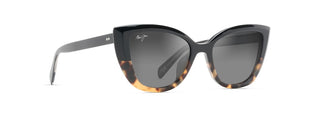 Maui Jim Blossom Sunglasses in BLACK - Angled View