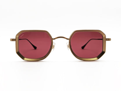 Handmade SECO 100 Sunglasses in Annis, featuring superior craftsmanship