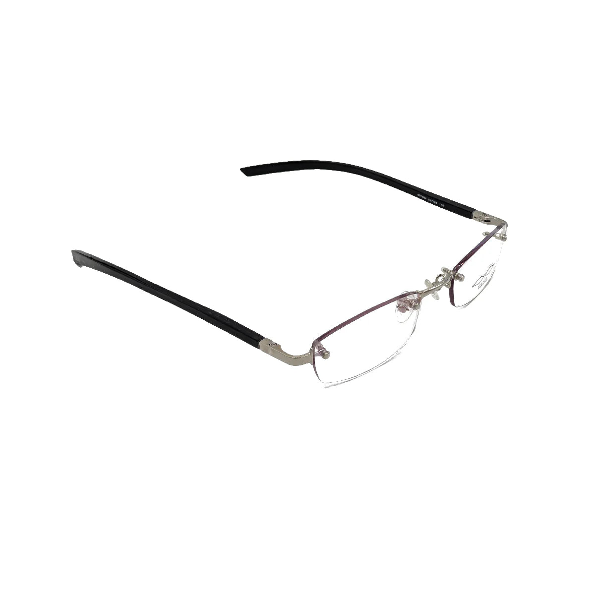 Gazal Eyewear Sticks and Stones GT 7004 Rimless White Gold Black White Horn Profile