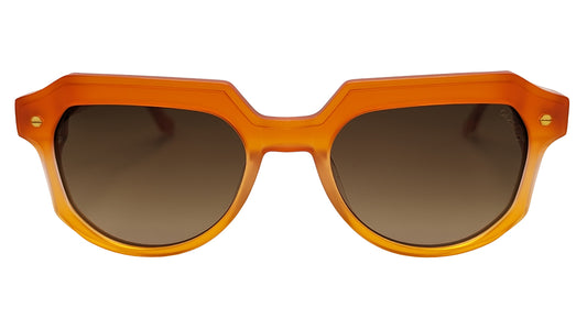 Sunglasses Orange Sunset Titanium Core and Light Weight by Gazal