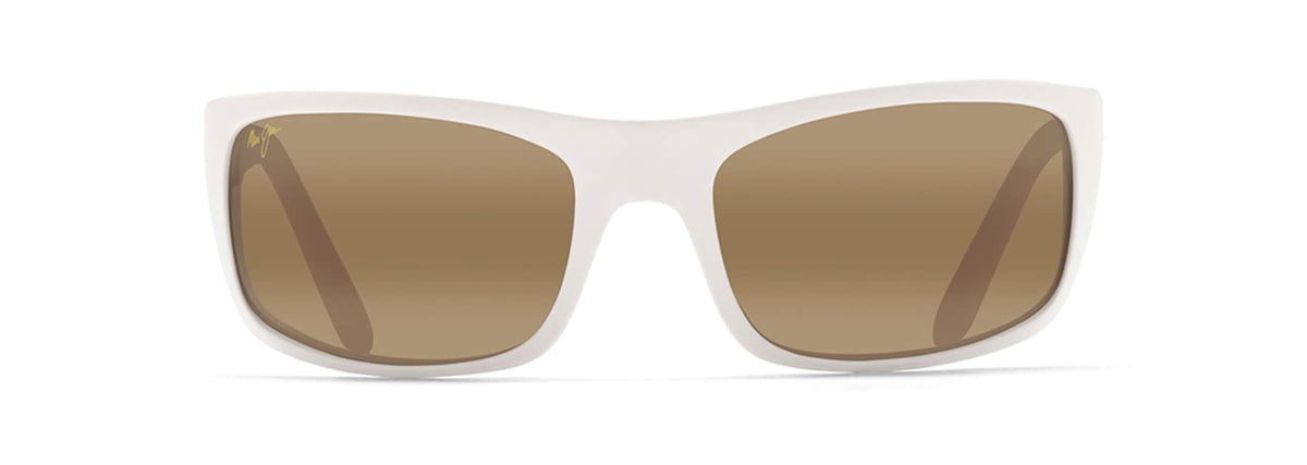 Maui Jim Peahi sunglasses in Matte White, front view