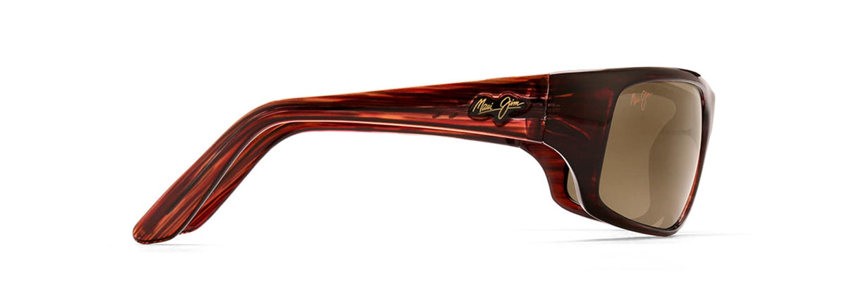Maui Jim Peahi sunglasses in Tortoise, side view