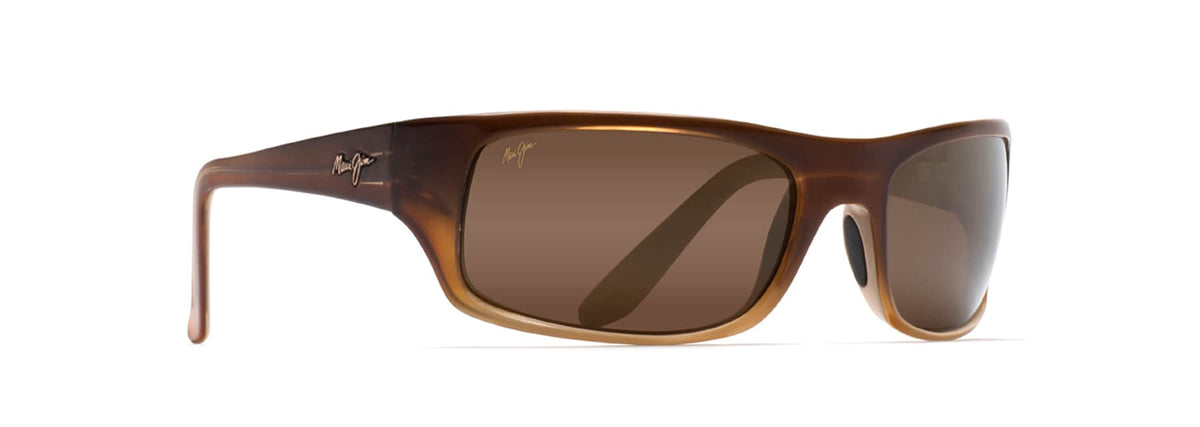 Maui Jim Peahi sunglasses in Redfish, angled view