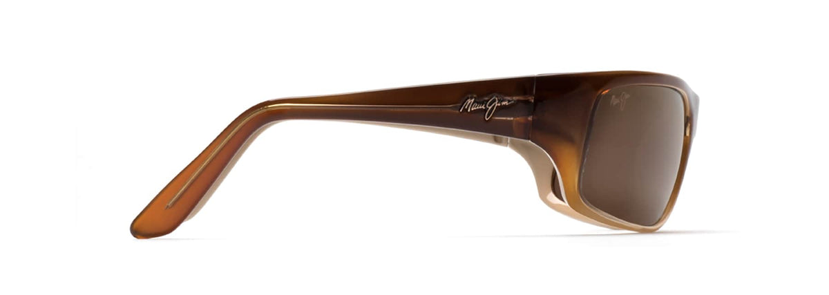 Maui Jim Peahi sunglasses in Redfish, side view