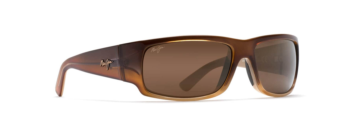 Maui Jim World Cup sunglasses in Redfish, angled view