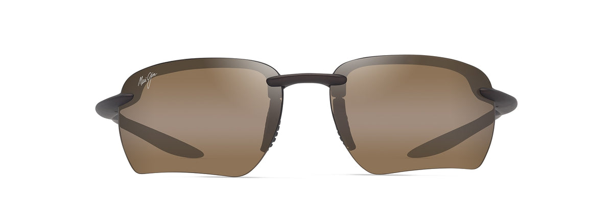 Maui Jim Hookipa Ultra G sunglasses in Matte Metal Brown, front view