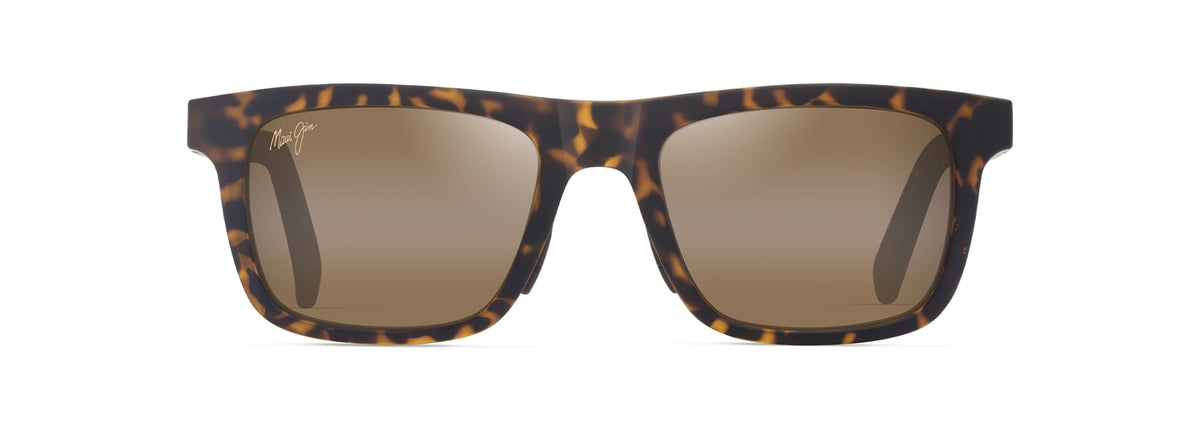 Maui Jim Moaka sunglasses in Matte Dark Havana, front view