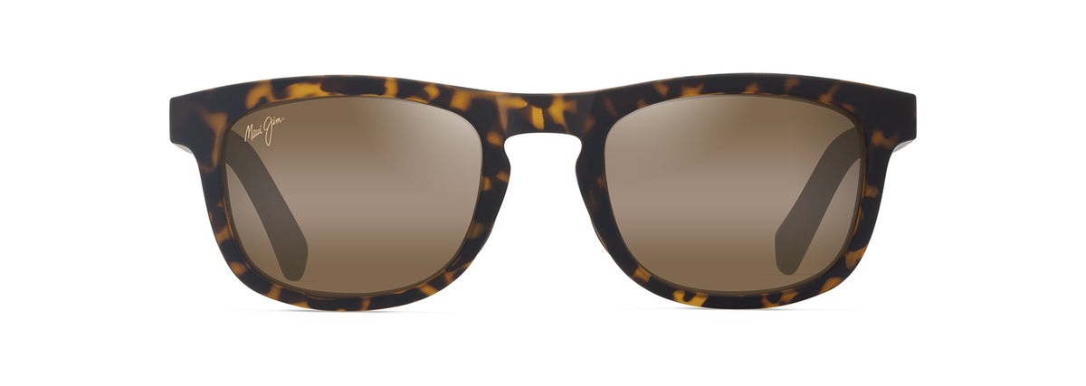Maui Jim Aliali sunglasses in Matte Dark Havana, front view