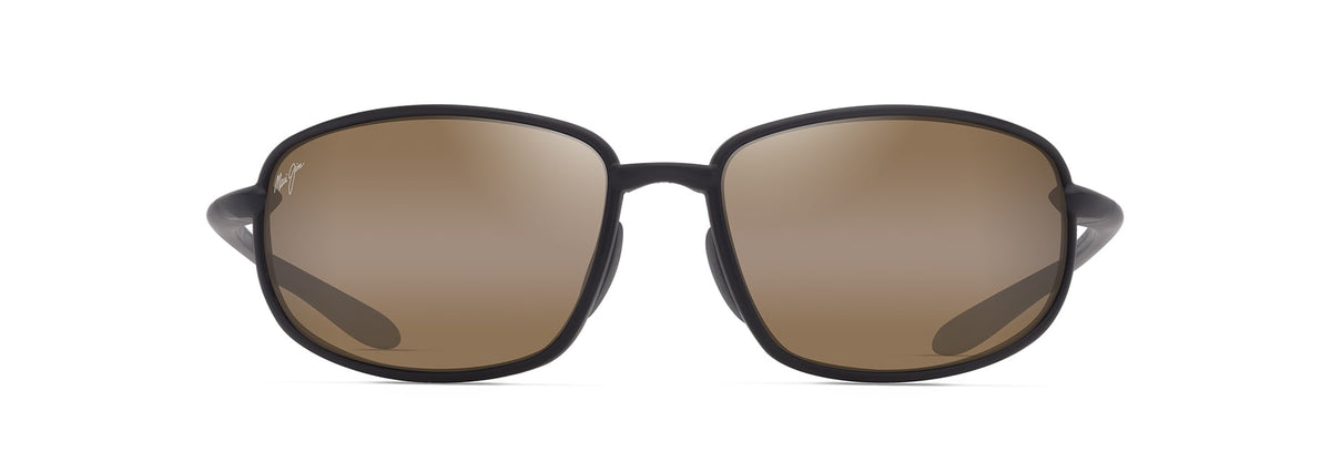 Maui Jim Ho'okipa R Lite sunglasses in Matte Black, front view