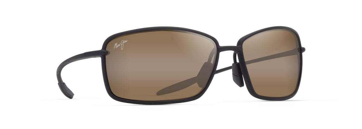 Maui Jim Malu sunglasses in Matte Black, angled view