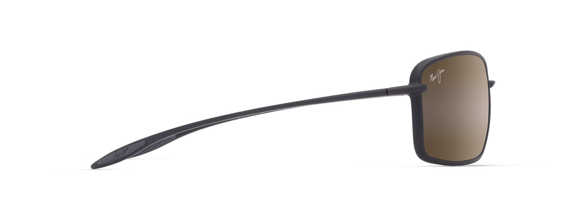 Maui Jim Malu sunglasses in Matte Black, side view