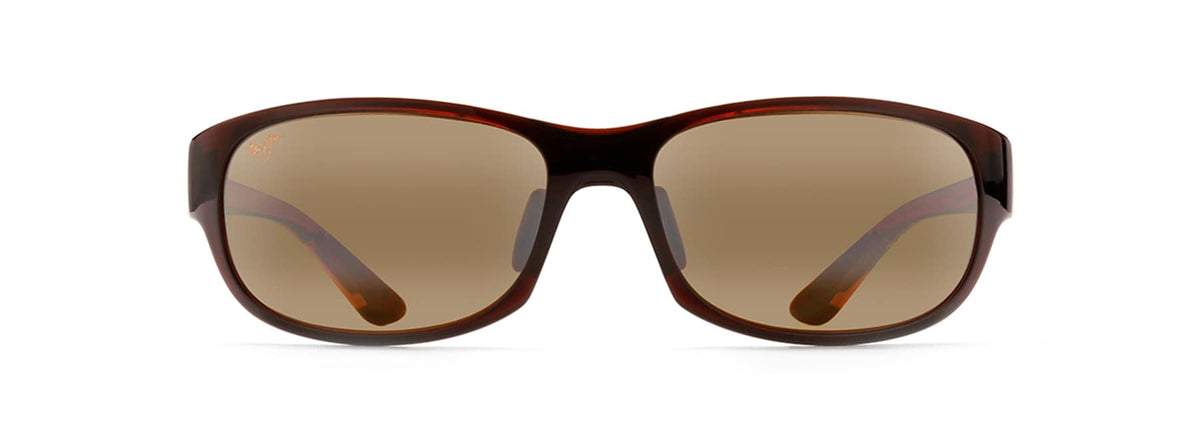 Maui Jim Twin Falls sunglasses in Rootbeer Fade, front view