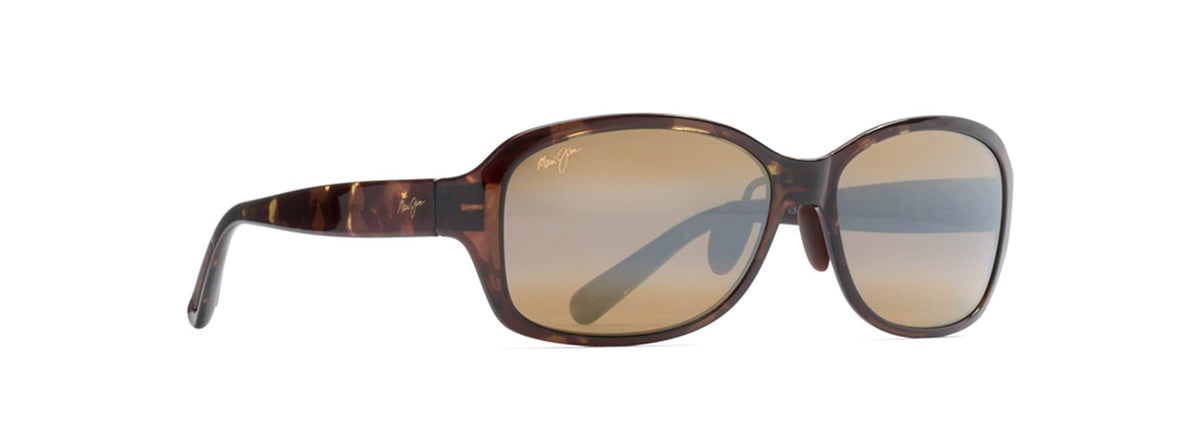 Maui Jim Koki Beach sunglasses in Olive Tortoise, angled view