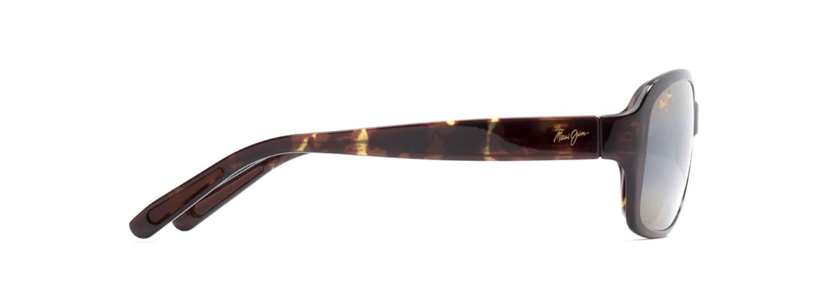Maui Jim Koki Beach sunglasses in Olive Tortoise, side view