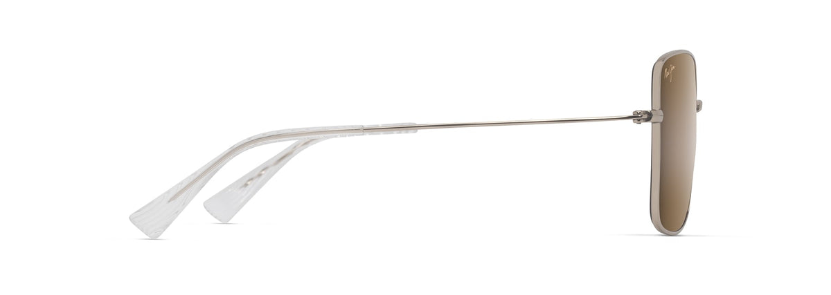 Maui Jim Lipine sunglasses in Shiny Light Gold, side view