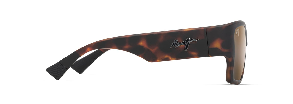 Maui Jim Ka'olu sunglasses in Matte Dark Havana, side view