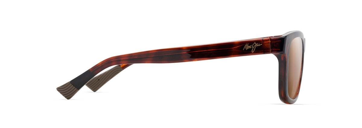 Maui Jim Kapi'i sunglasses in Shiny Dark Havana, side view