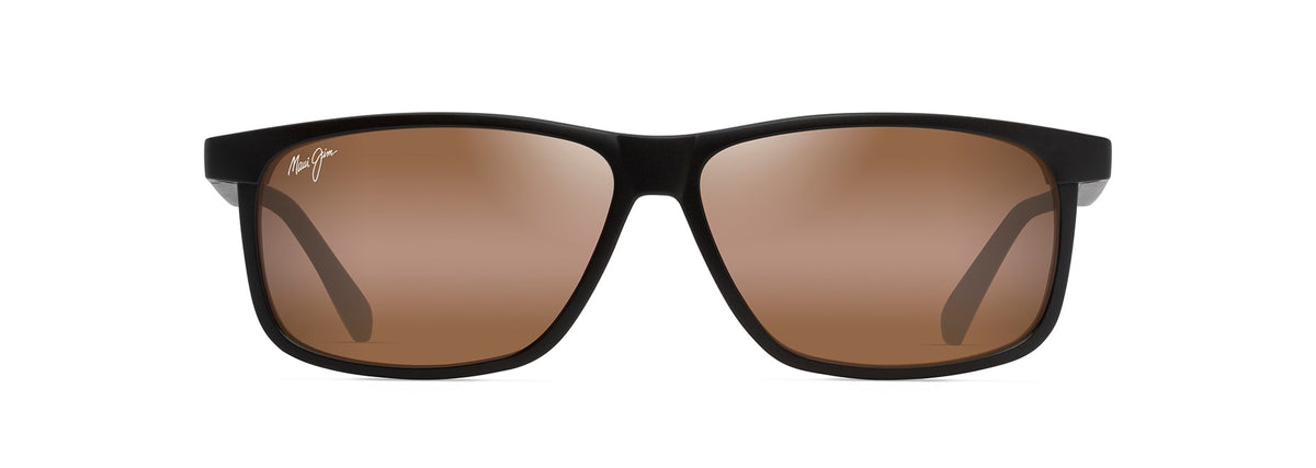 Maui Jim Pulama sunglasses in Matte Brown, front view