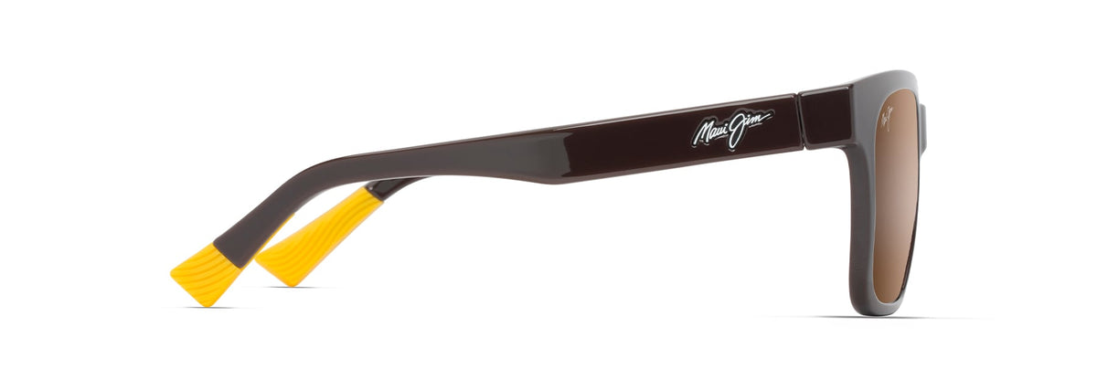 Maui Jim Punikai sunglasses in Shiny Brown, side view