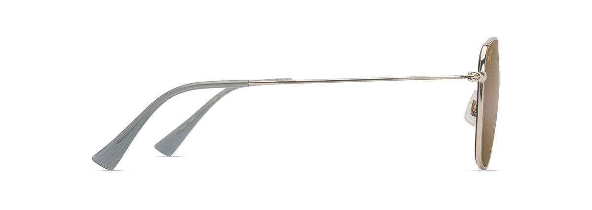 Maui Jim 'Olali AF sunglasses in Shiny Light Gold - HCL Bronze, side view