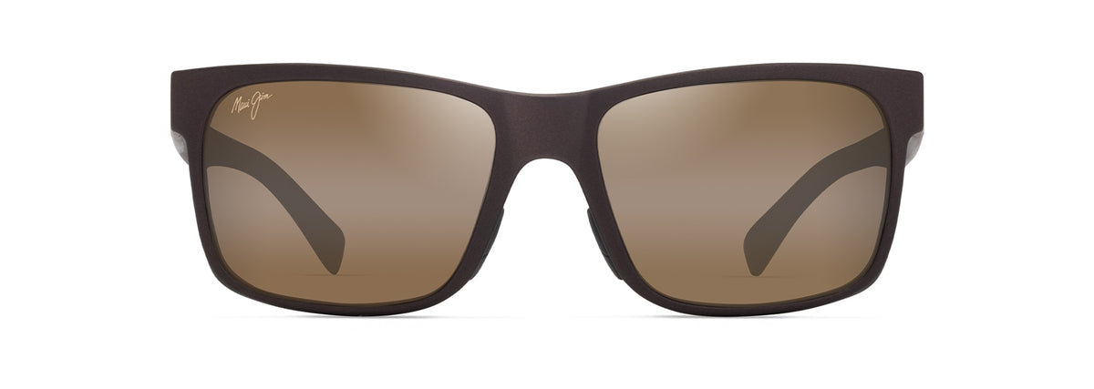 Maui Jim Hoopili sunglasses in Matte Metallic Brown, front view