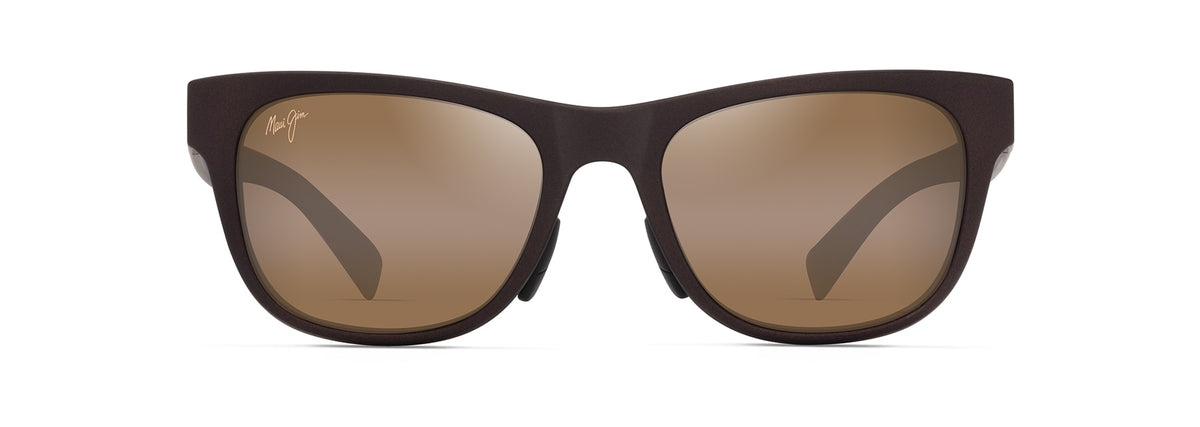 Maui Jim Kapeau sunglasses in Matte Metallic Brown, front view